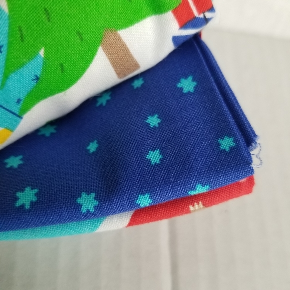 New Set 2 Create It Bundles 10 Pc Each Fabric Christmas Holiday 18" x 21" Cotton - Picture 5 of 10